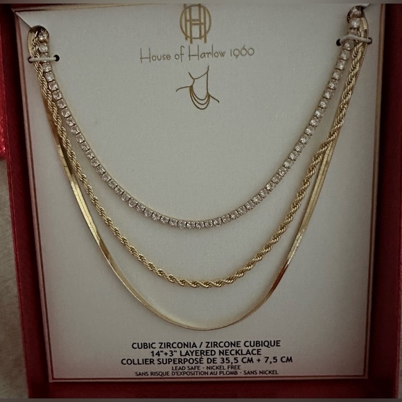 ✨New in Box✨ House of Harlow: Layered Necklace - Picture 3 of 5